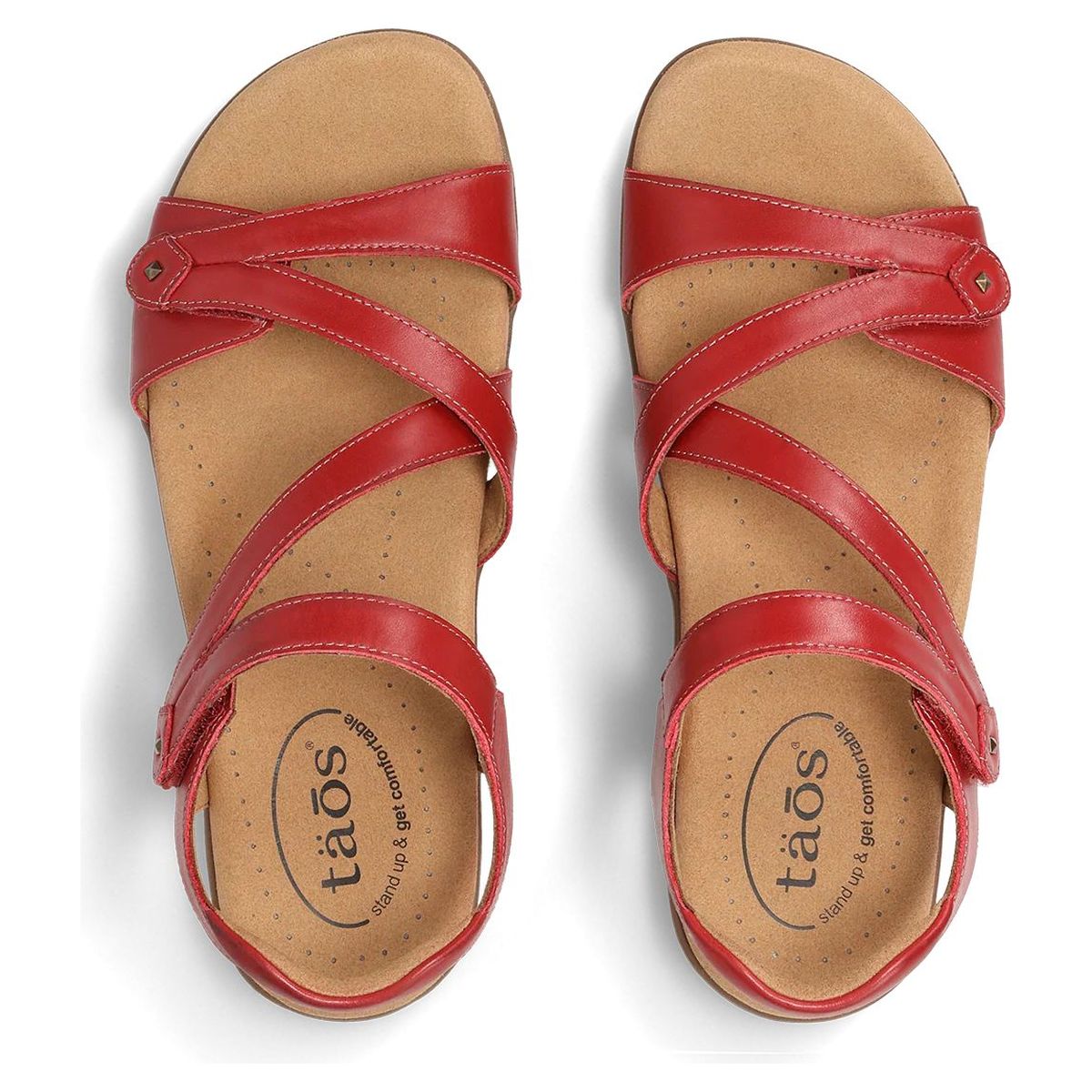 Big Time Slip On Sandal in Red