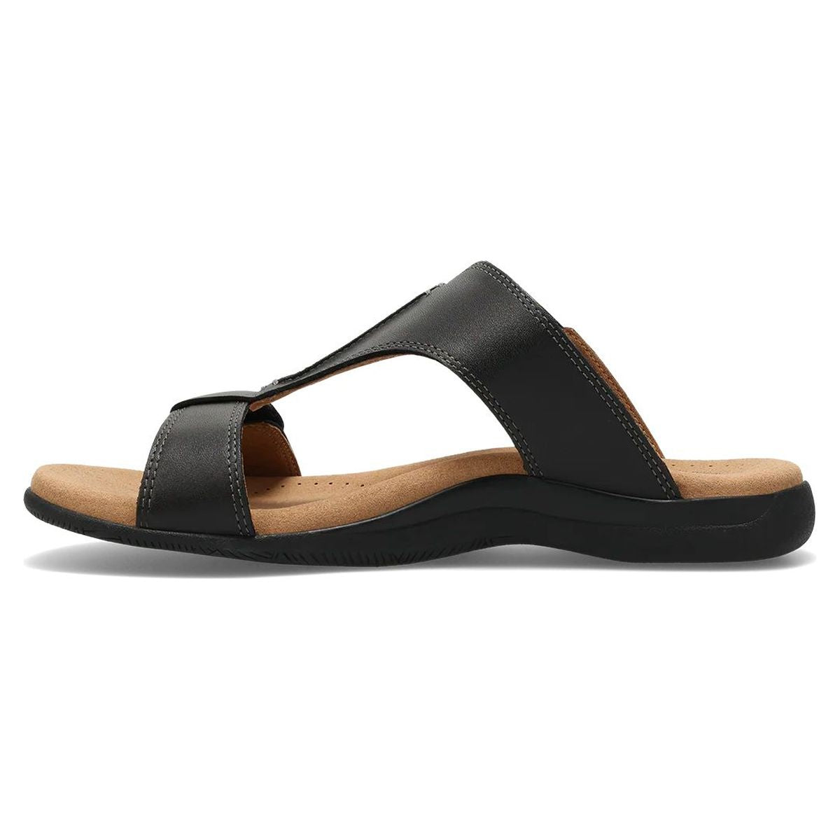 Slide Show Adjustable Strap Sandal in Black