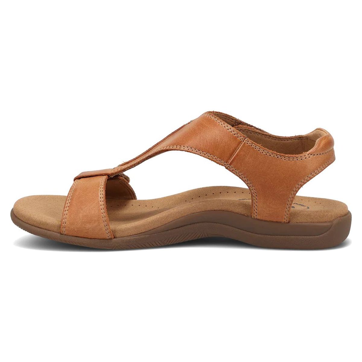 The Show Adjustable Strap Sandal in Caramel