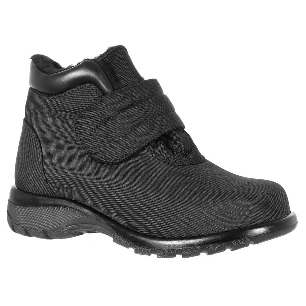 Toe Warmers Women's Olivia EXTRA Depth Black Nylon Boot