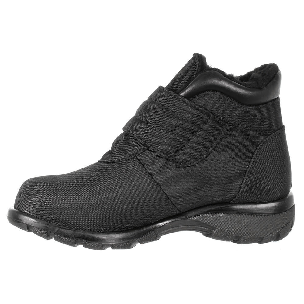 Toe Warmers Women's Olivia EXTRA Depth Black Nylon Boot