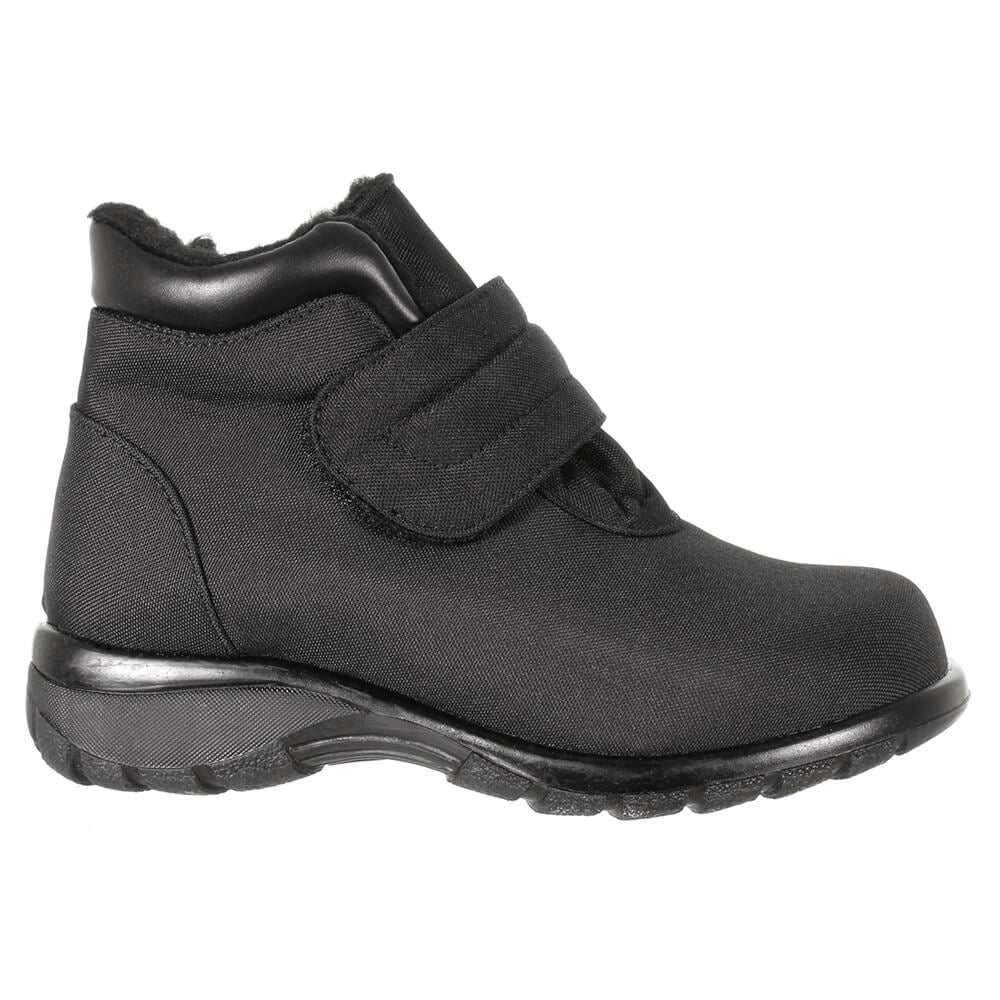 Toe Warmers Women's Olivia EXTRA Depth Black Nylon Boot