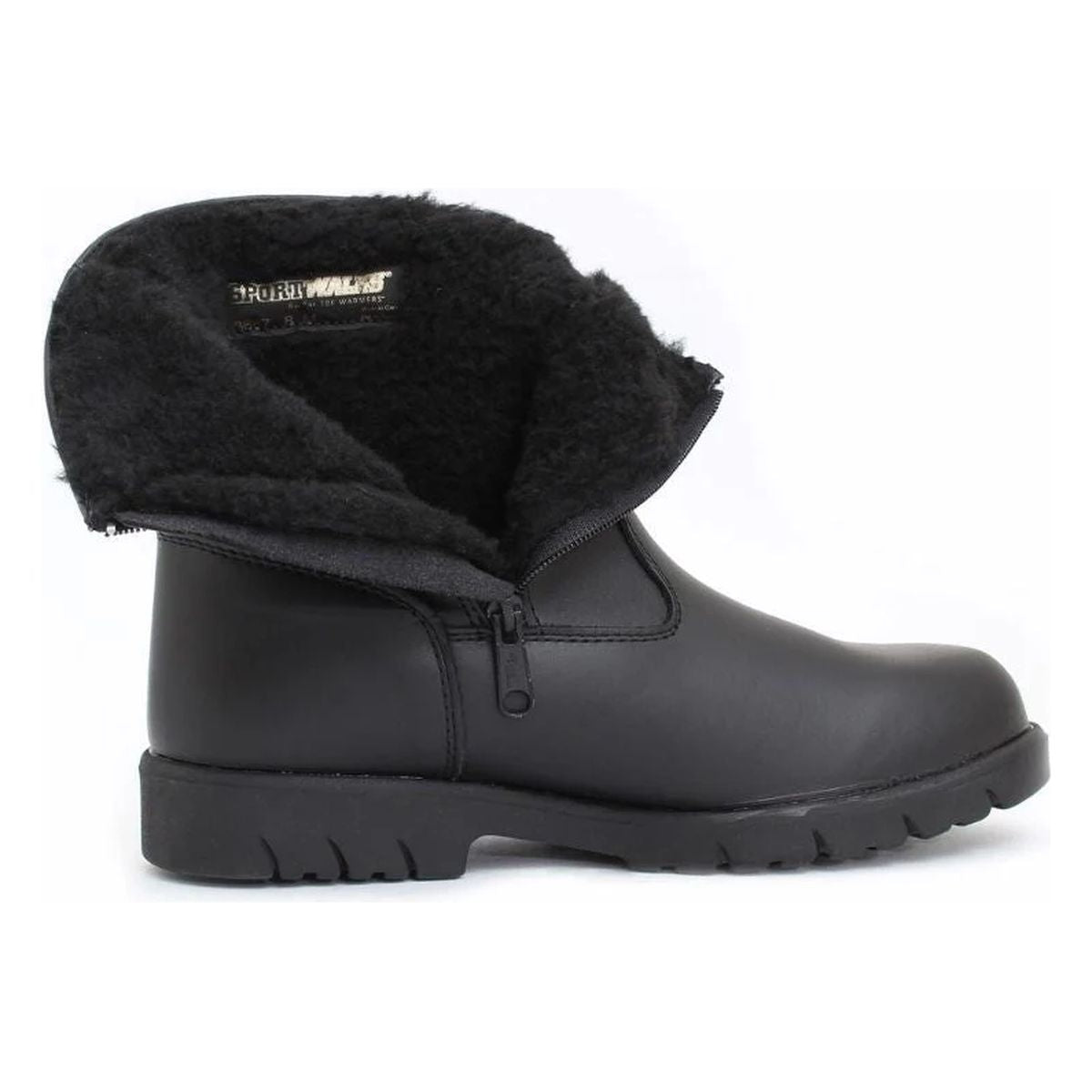 Toe Warmers Men's Track Side Zip Commuter Boot in Black