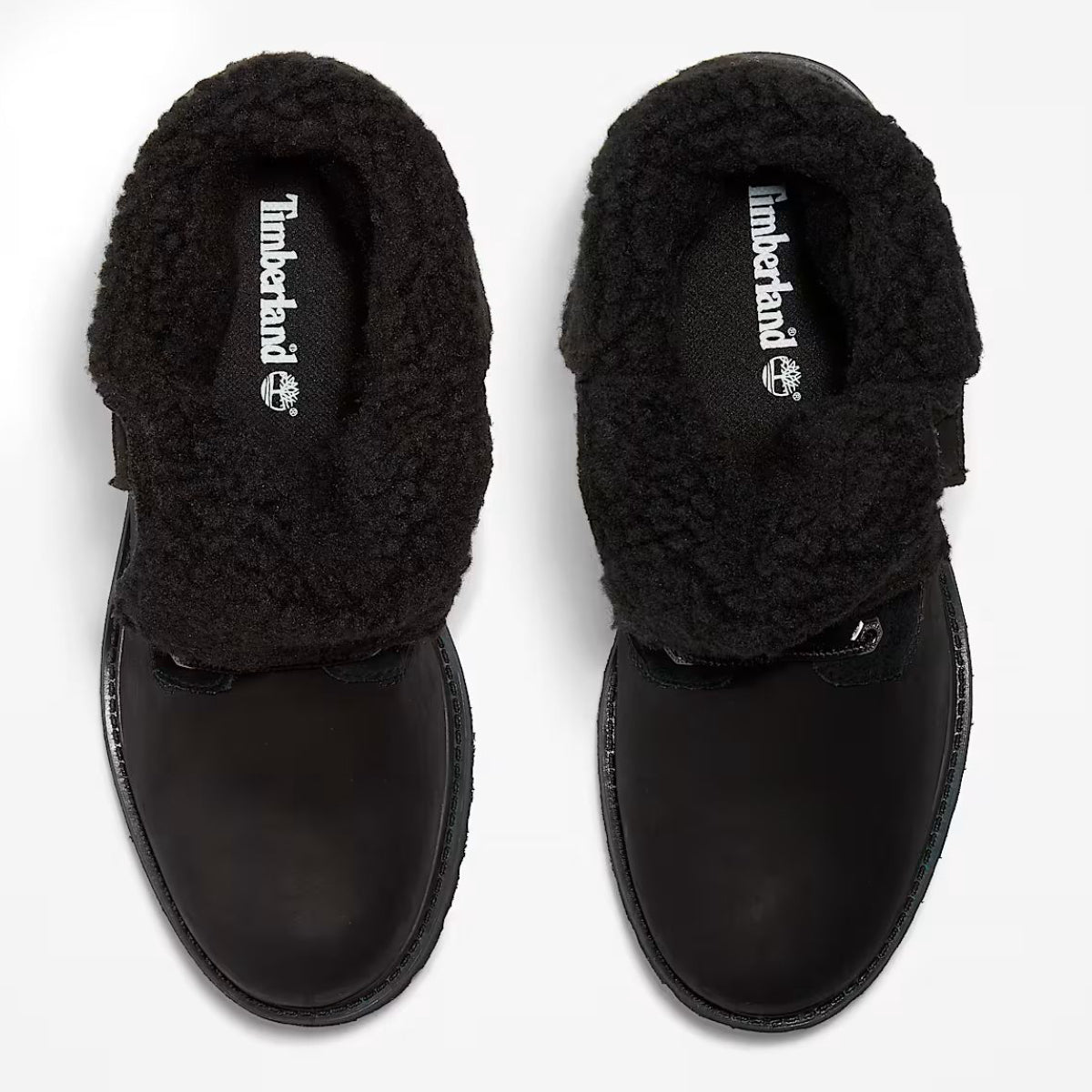 Timberland Women's Warm-Lined Waterproof Roll-Top Boot in Black