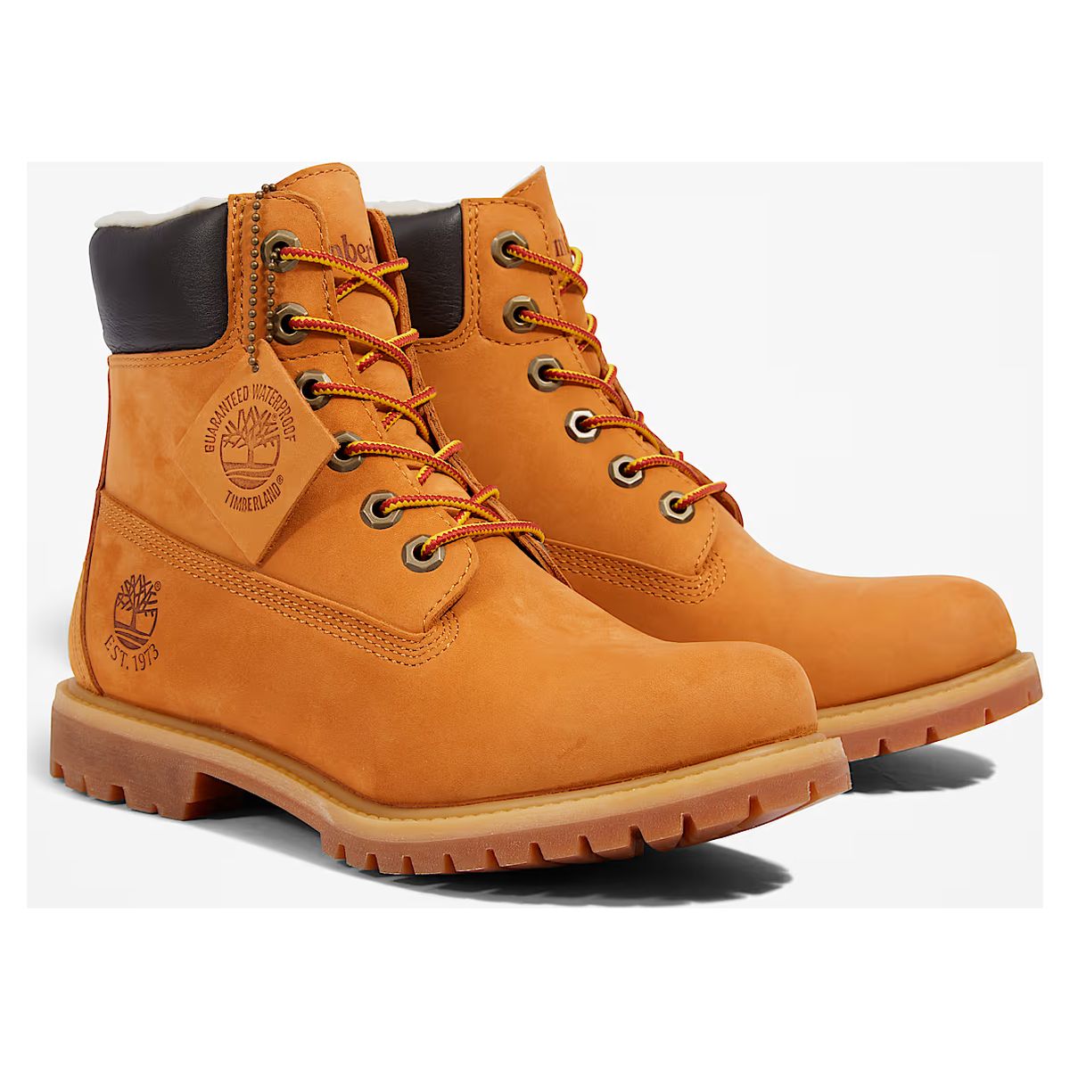 Timberland Women's Premium 6-Inch Waterproof Boot in Wheat Nubuck