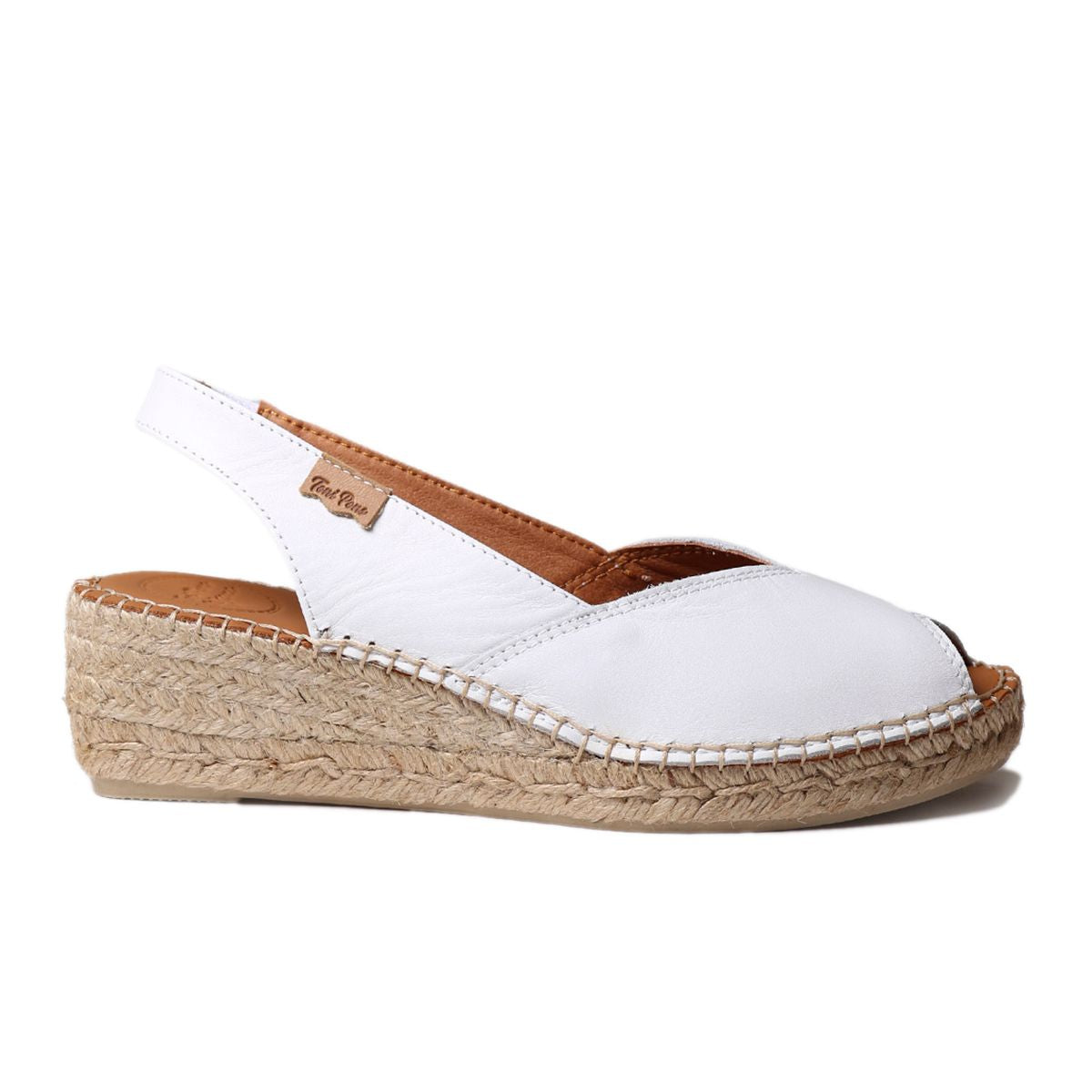 Toni Pons Bernia Women's Wedge Espadrilles in White