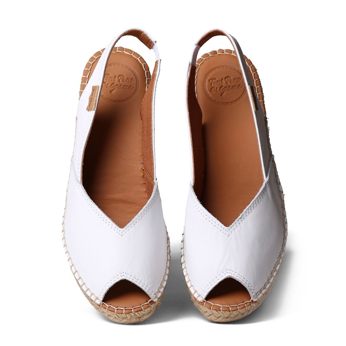 Toni Pons Bernia Women's Wedge Espadrilles in White