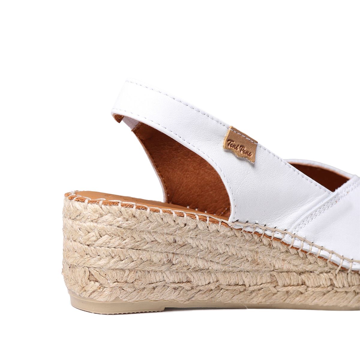 Toni Pons Bernia Women's Wedge Espadrilles in White