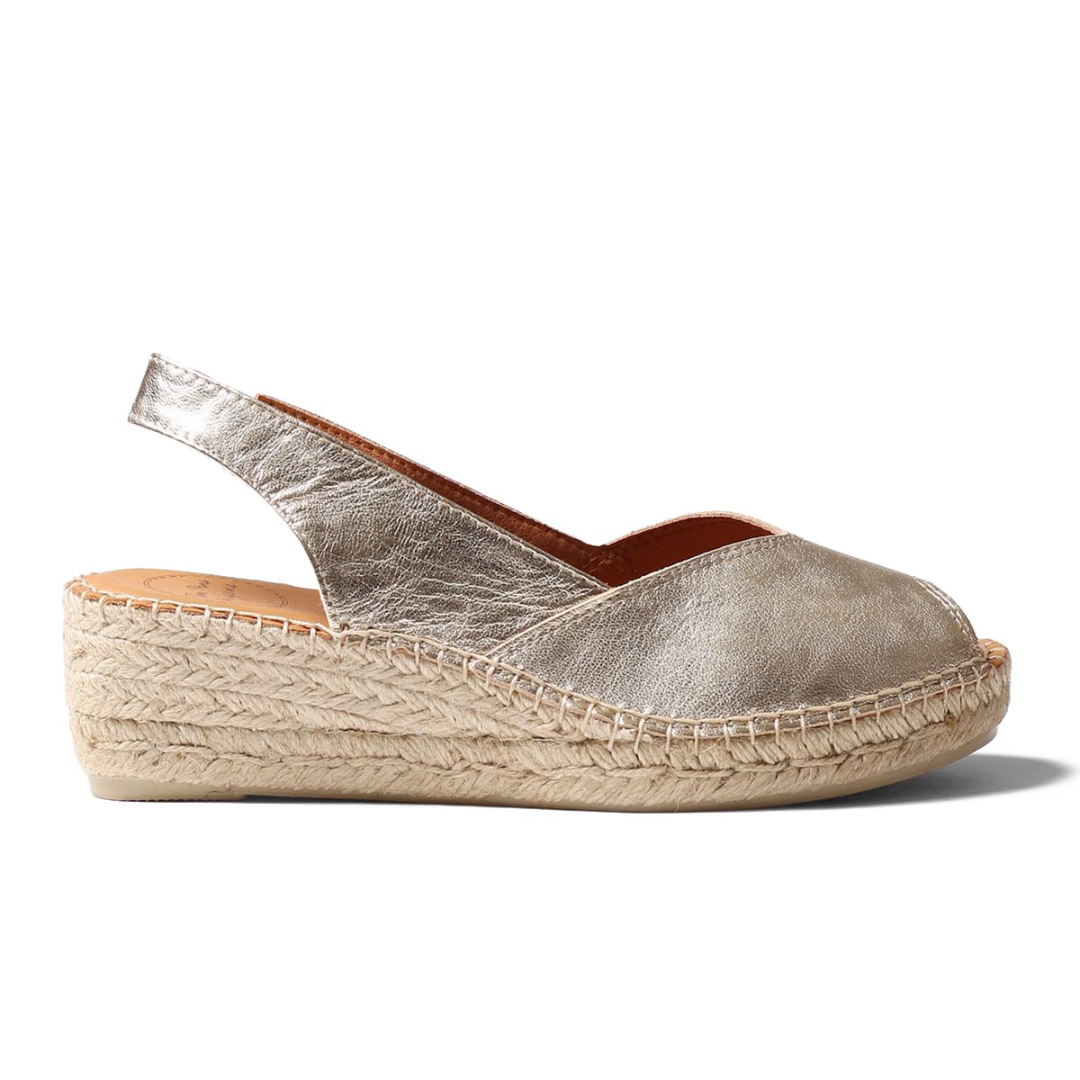 Toni Pons Bernia Women's Wedge Espadrilles in Platinum