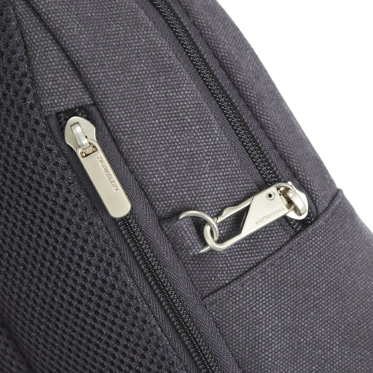 Travelon Anti-Theft Heritage Sling Bag in Pewter
