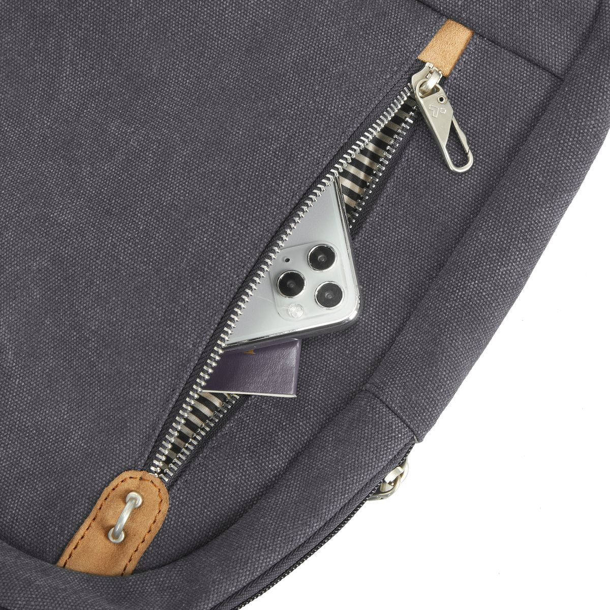 Travelon Anti-Theft Heritage Sling Bag in Pewter