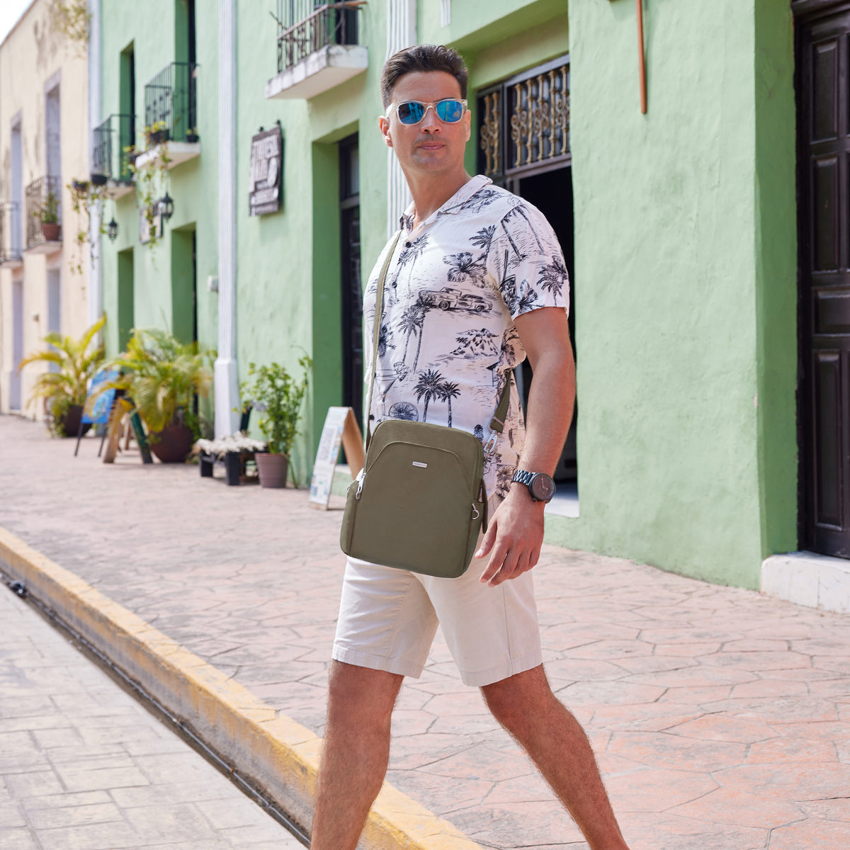 Classic Anti-Theft Travel Bag – Lightweight Polyester Crossbody