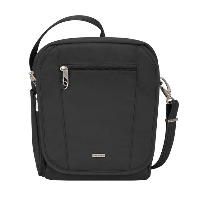Travelon Anti-Theft Classic Tour Bag; RFID crossbody bag for travel;slash-proof travel bag; best travel bag for Europe; secure travel purse for women; travel bag with locking zippers