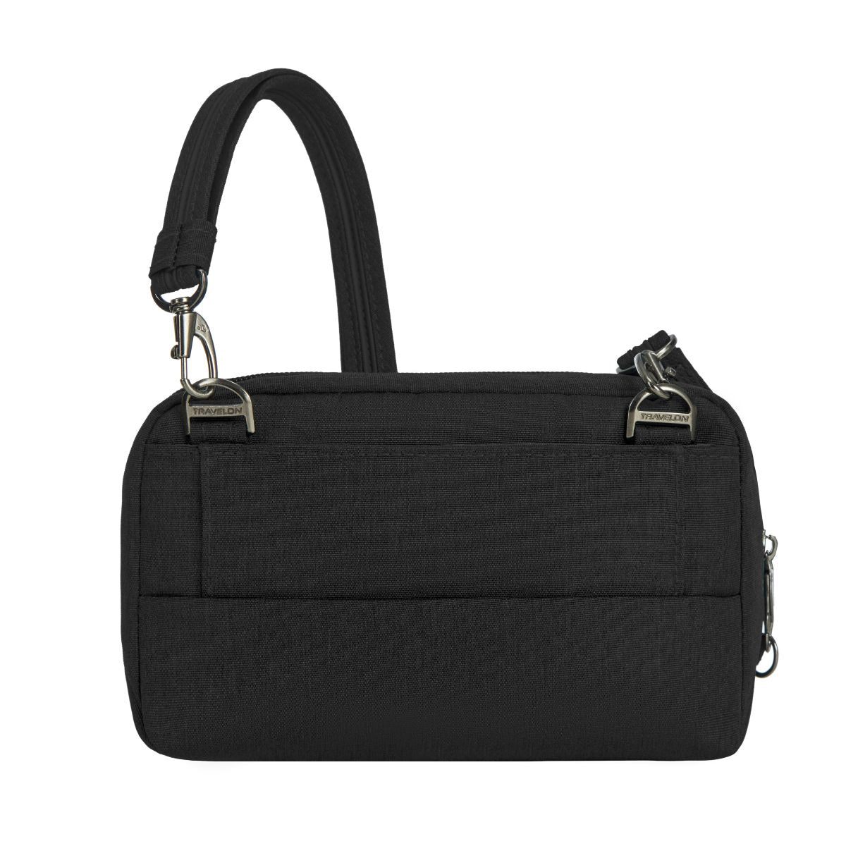 Travelon Women's Anti-Theft Metro Convertible Small Crossbody in Black