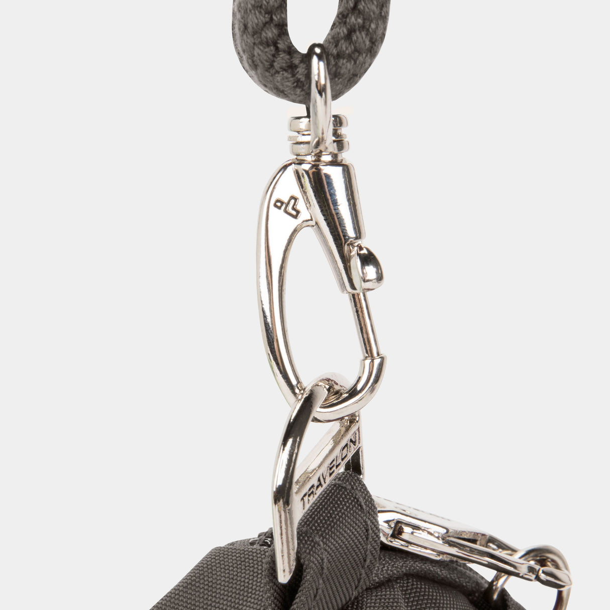 Travelon Anti-Theft Essentials Mini Asymmetric Crossbody in Smoke