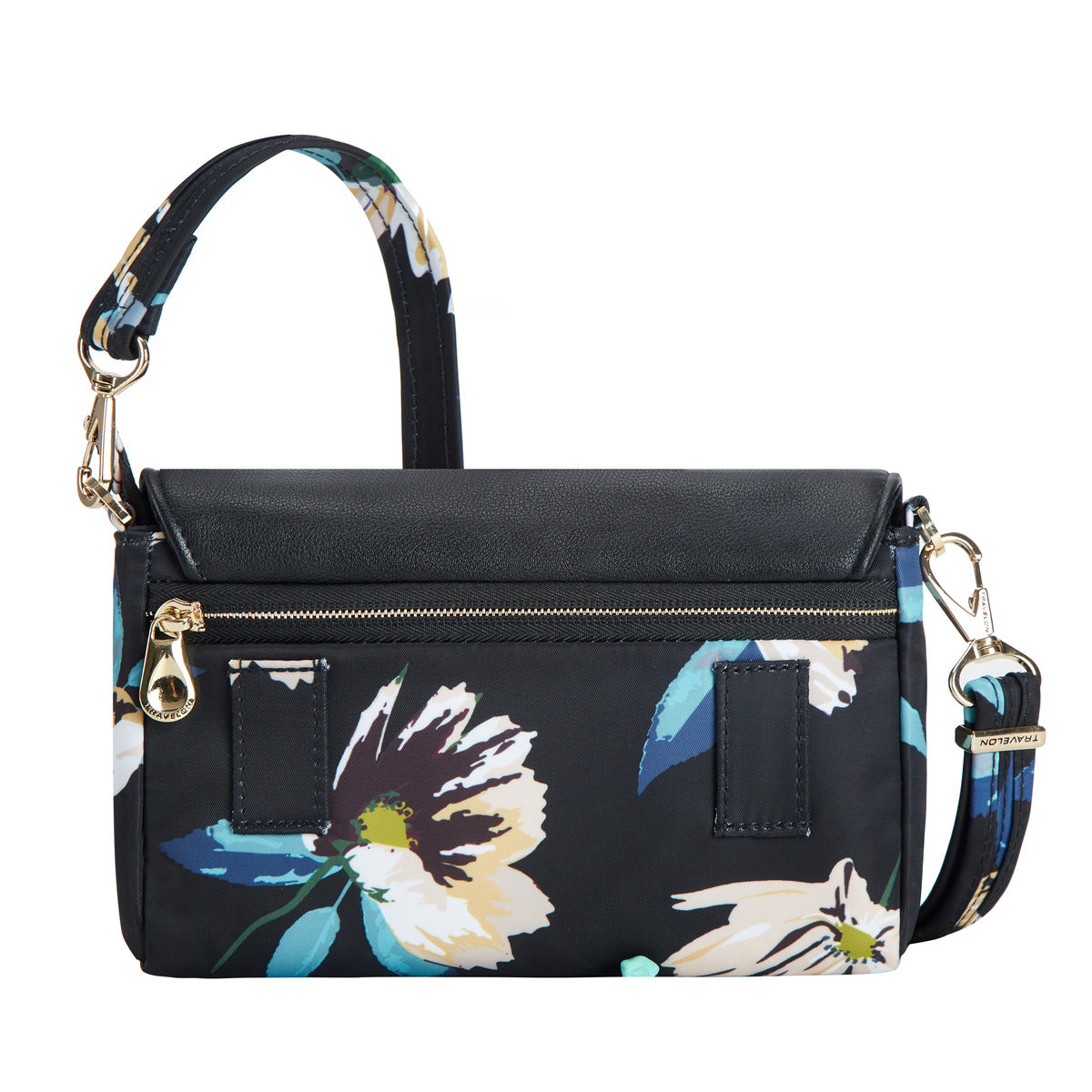 Anti-Theft Addison Convertible Belt Bag in Midnight Floral