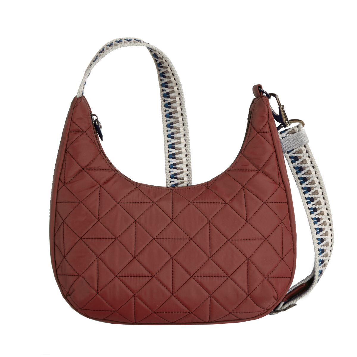 Travelon Woman's Anti-Theft Boho Slouchy Crossbody in Red
