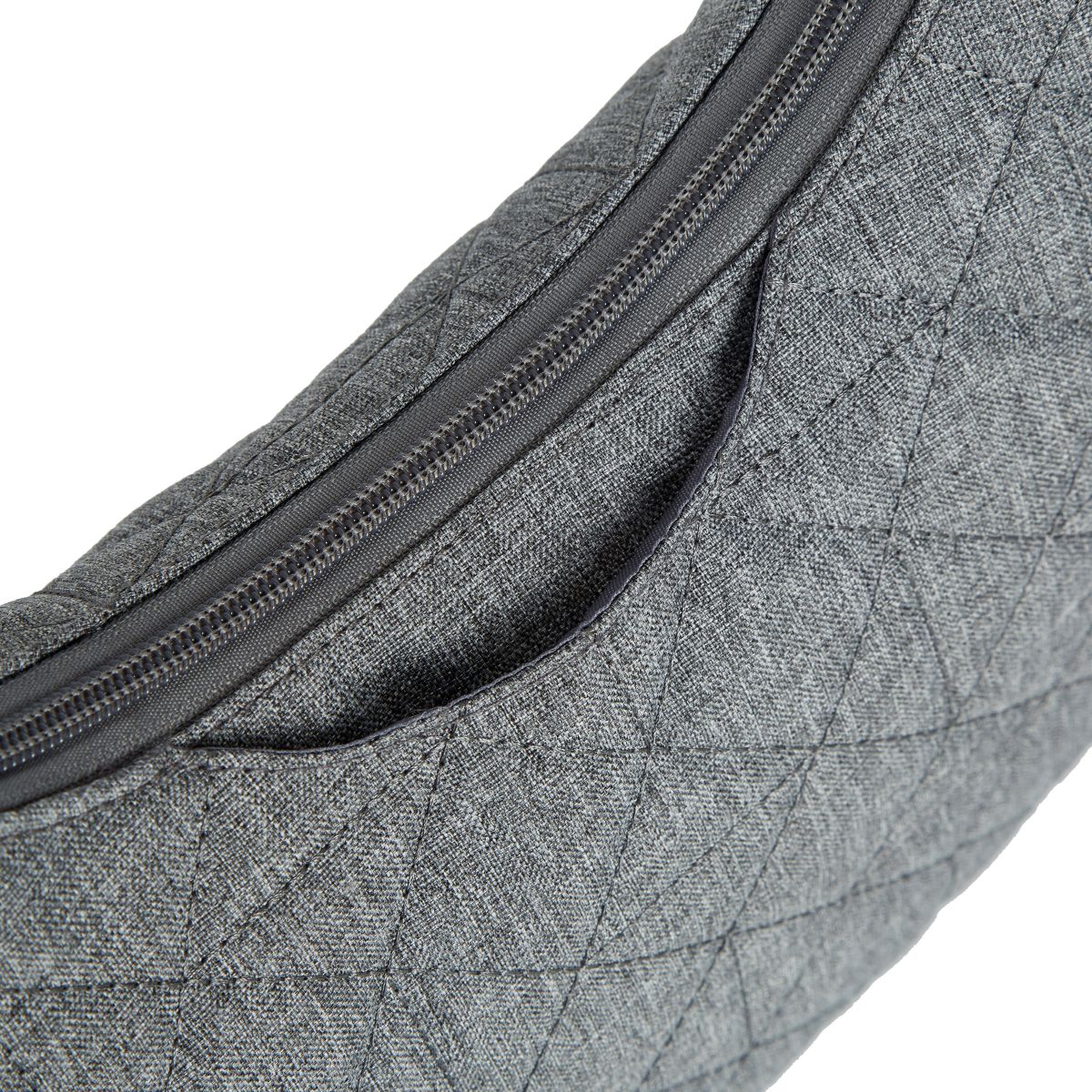 Travelon Woman's Anti-Theft Boho Slouchy Crossbody in Grey