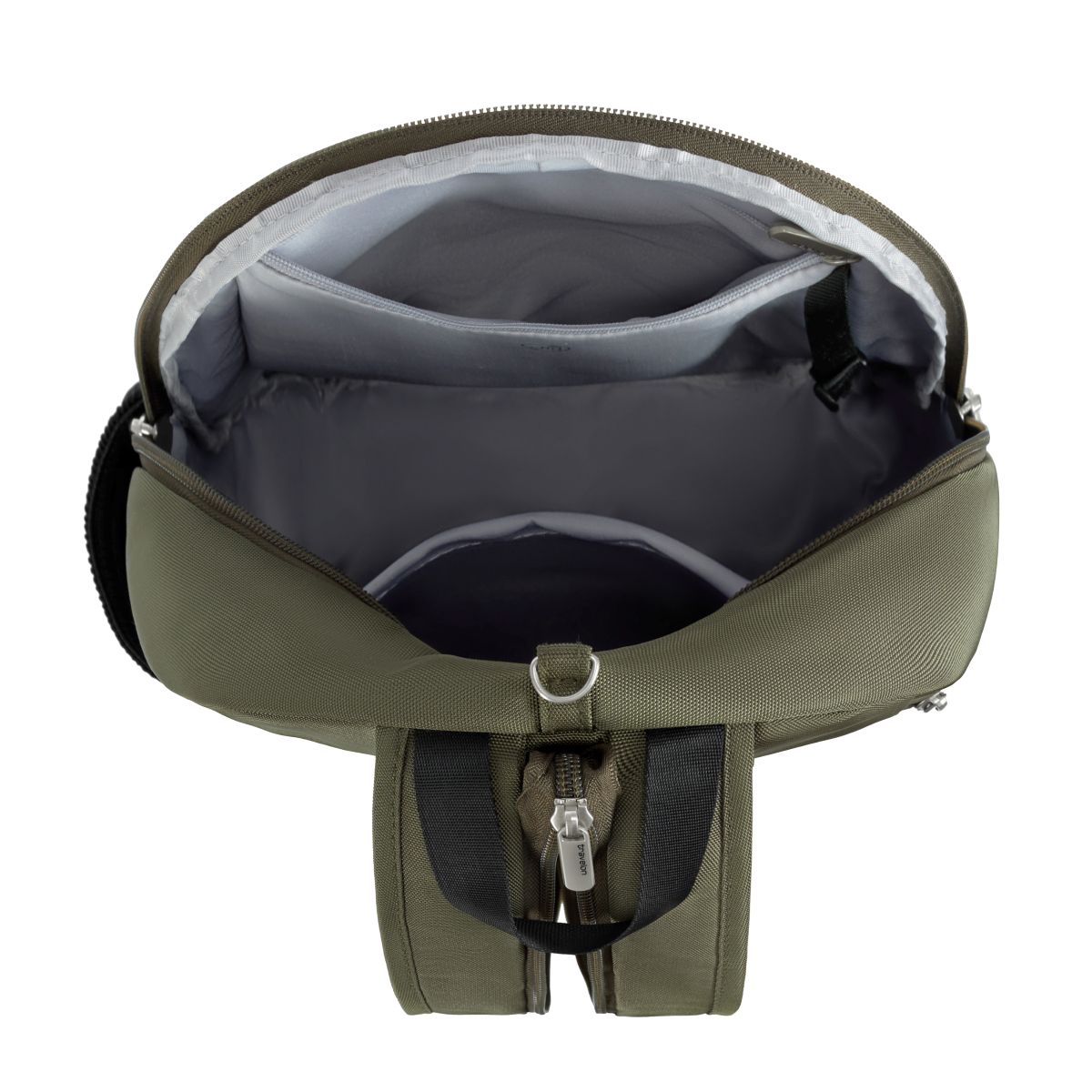 Travelon Unisex Anti-Theft Classic Convertible Sling Backpack in Olive