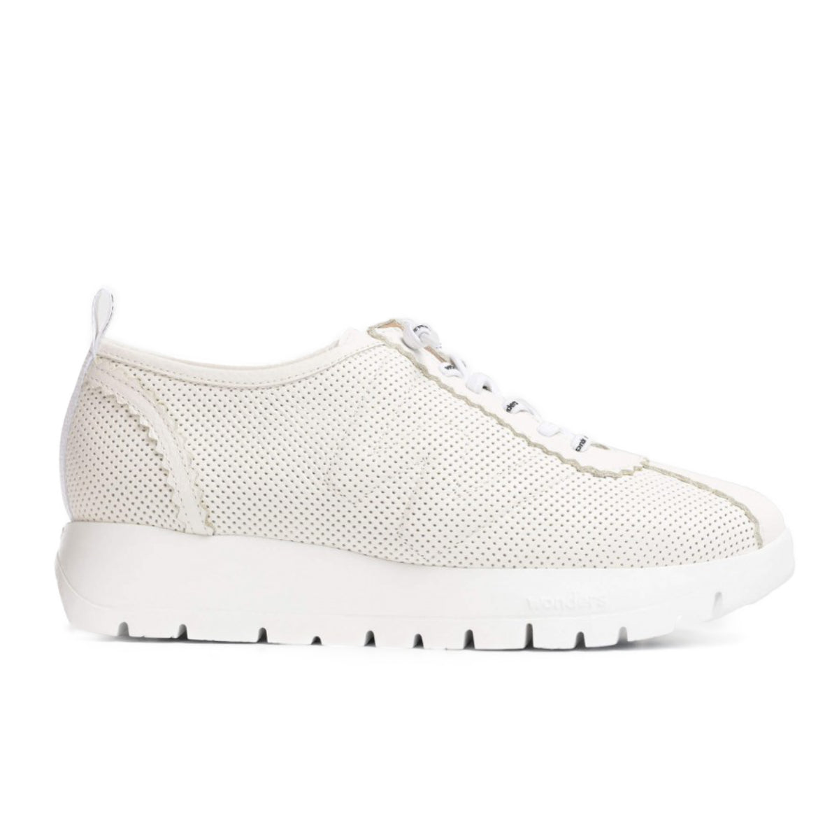 Wonders A-2424 Women's Dress Sneaker in Off White