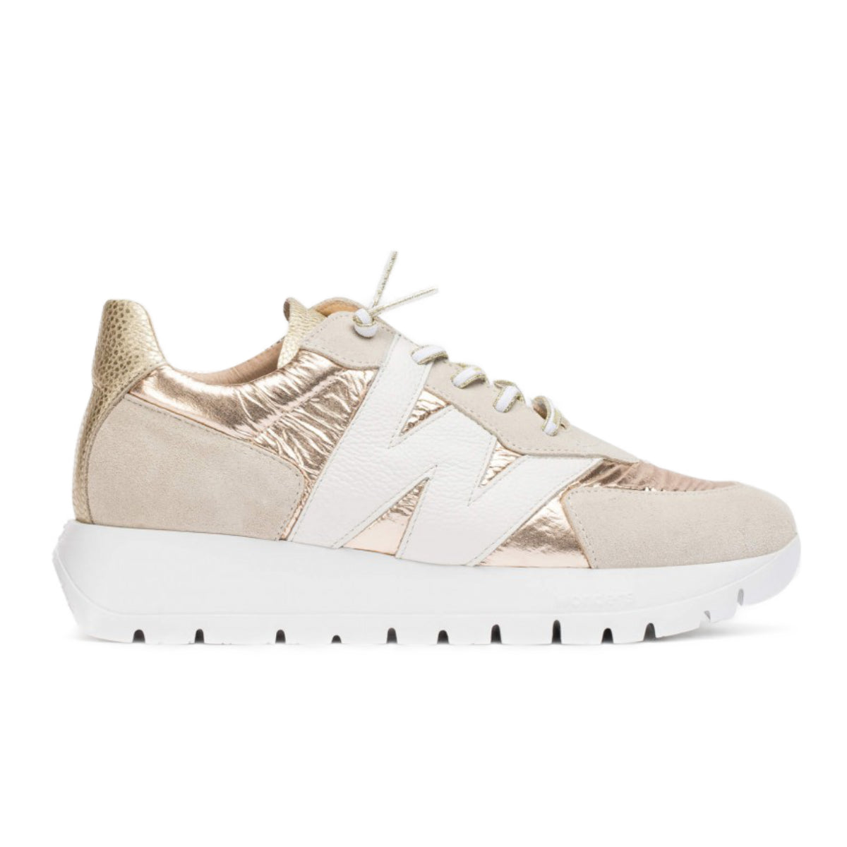 Wonders A-2464 Women's Dress Sneaker in Beige