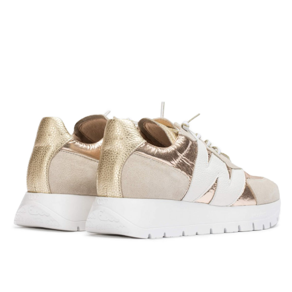 Wonders A-2464 Women's Dress Sneaker in Beige
