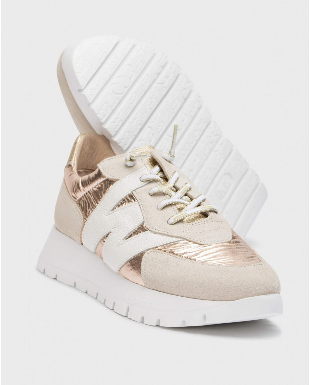 Wonders A-2464 Women's Dress Sneaker in Beige