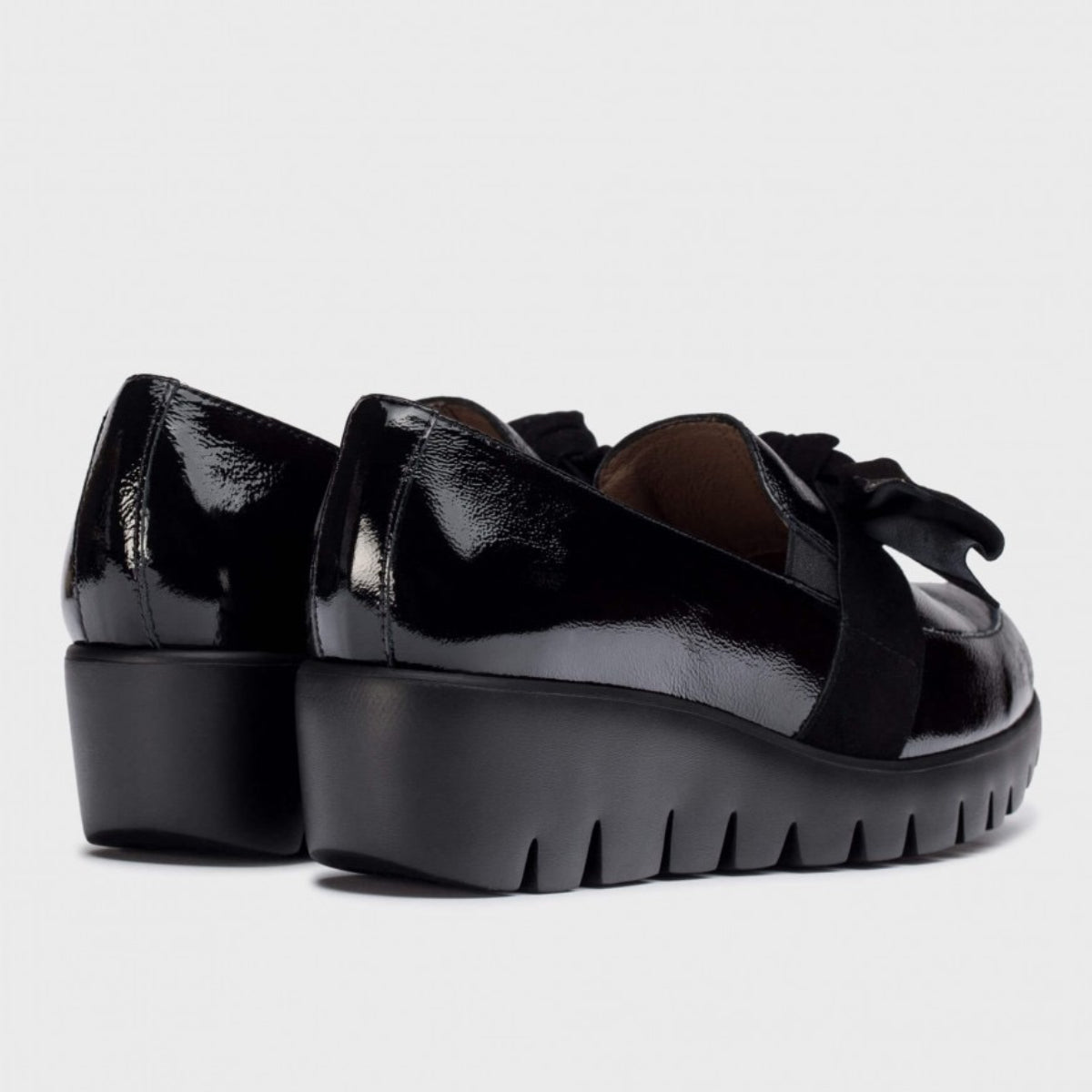 Wonders C-33323 Women's Loafer in Black Patent