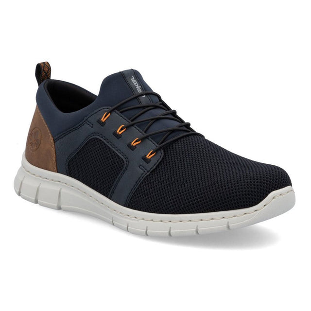 Rieker B7796-14 men’s Timmo slip-on casual shoes in Pazifik/Navy