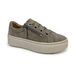 Aetrex Aubrey Arch Support Platform Sneaker in Taupe