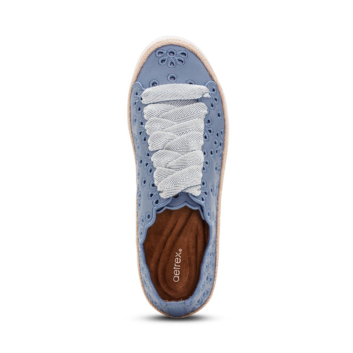 Aetrex Charlotte Women's Sneaker in Hazy Blue