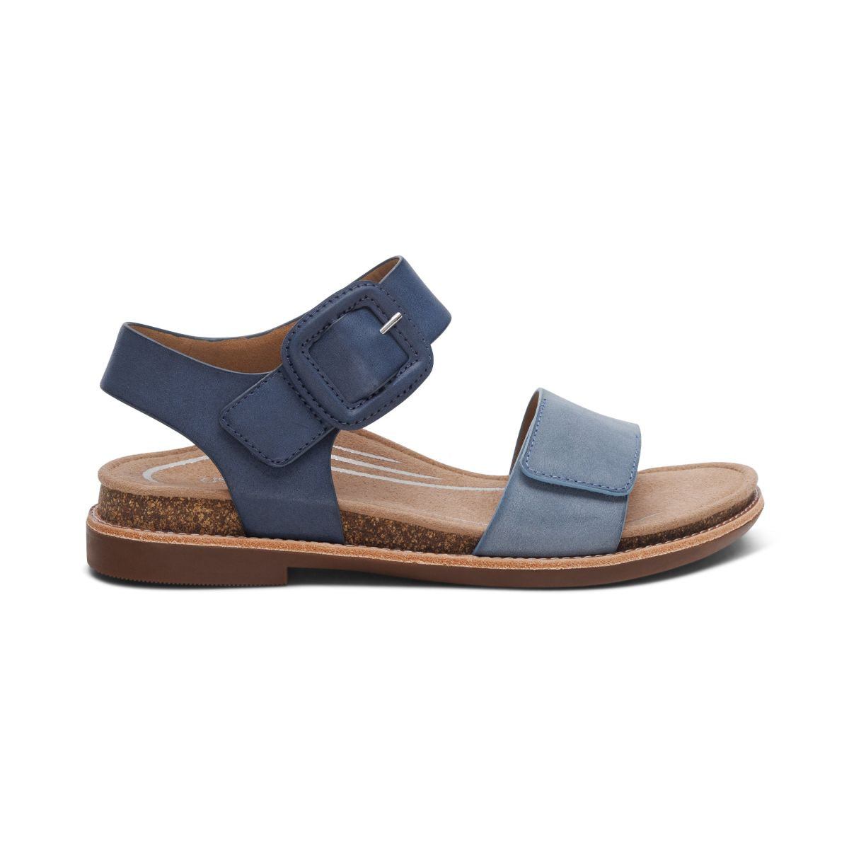 Aetrex Claire Women's Adjustable Strap Sandal – Navy