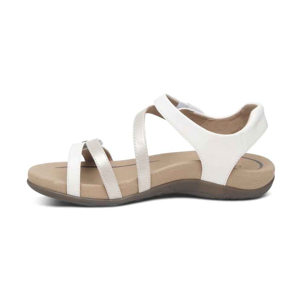 Aetrex Jess Adjustable Quarter Strap Sandal