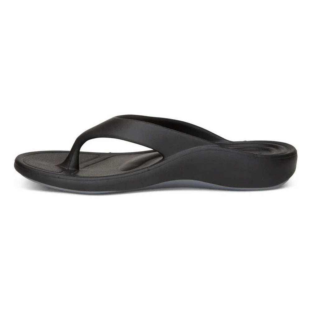 Aetrex Maui Men's Orthotic Flips in Black