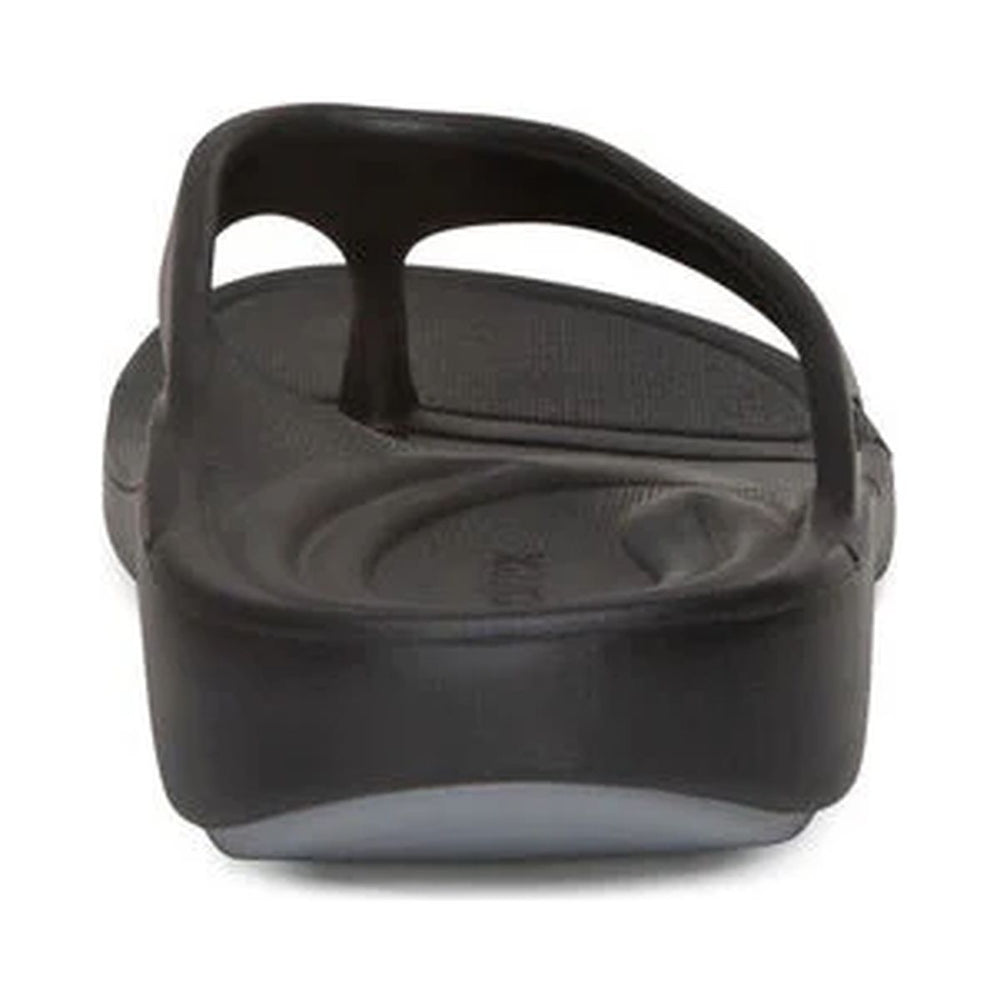 Aetrex Maui Men's Orthotic Flips in Black