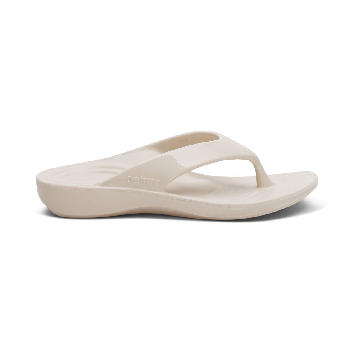 Aetrex Maui Women's Orthotic Flips – Ivory Gloss
