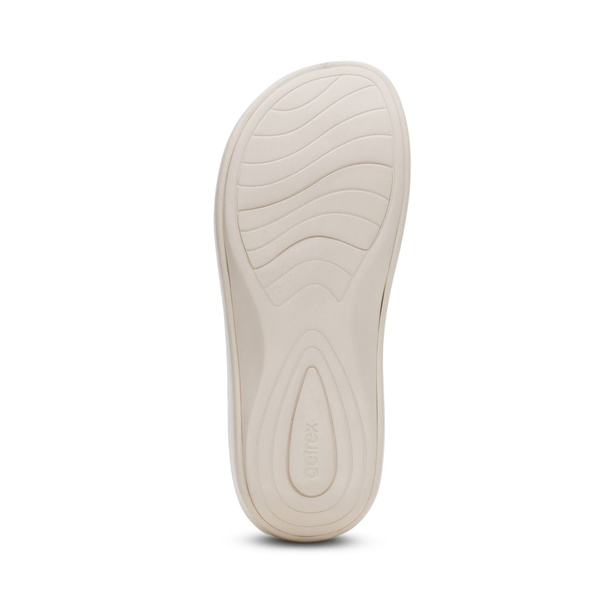 Aetrex Maui Women's Orthotic Flips – Ivory Gloss