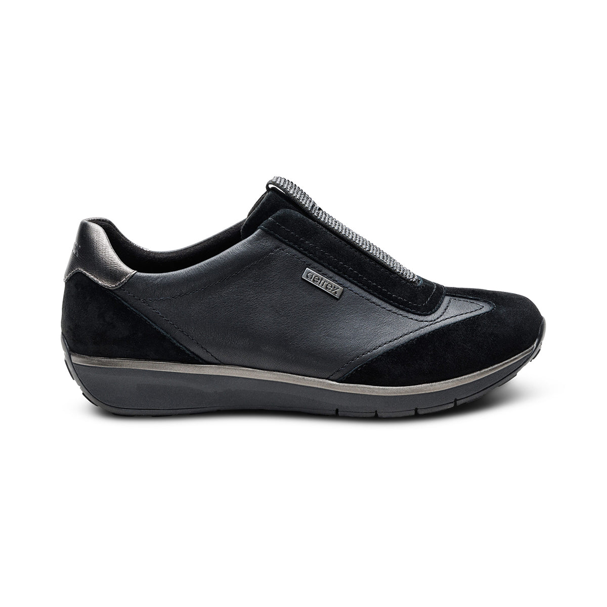 Aetrex Megan Arch Support Sneaker in Black