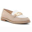 Stylish Womans Loafer in two tone Shell & White  by Ara - style Katsura