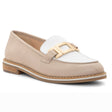 Stylish Womans Loafer in two tone Shell & White  by Ara - style Katsura
