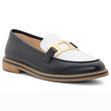 Stylish Womans Loafer in two tone Navy & White  by Ara - style Katsura