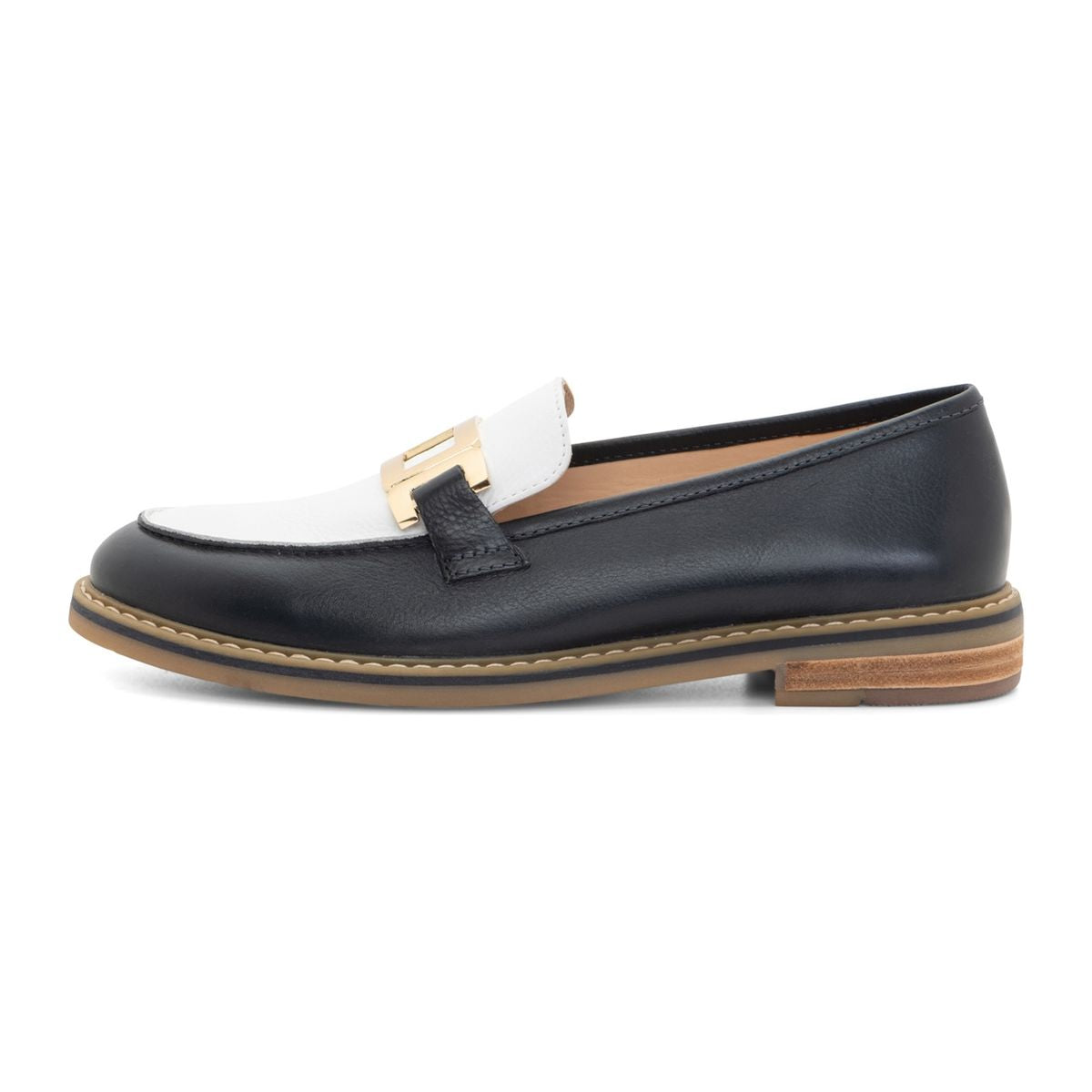 Ara Katsura Loafer in Navy & White