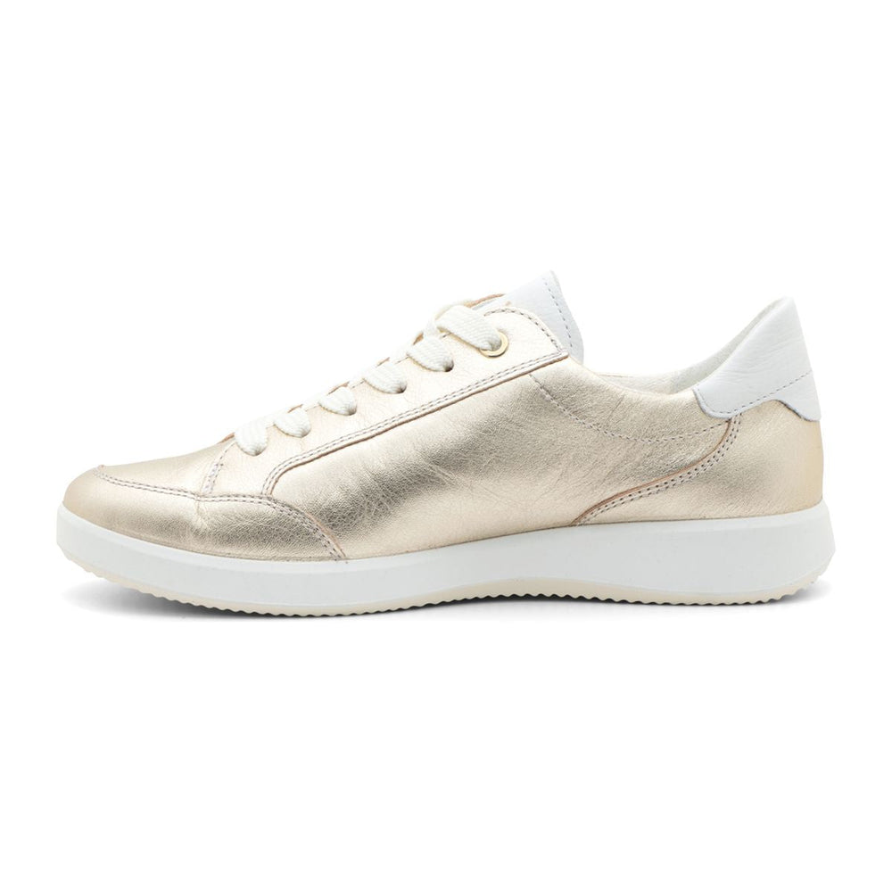 Ara Ramona Women's Zip Sneaker In Gold