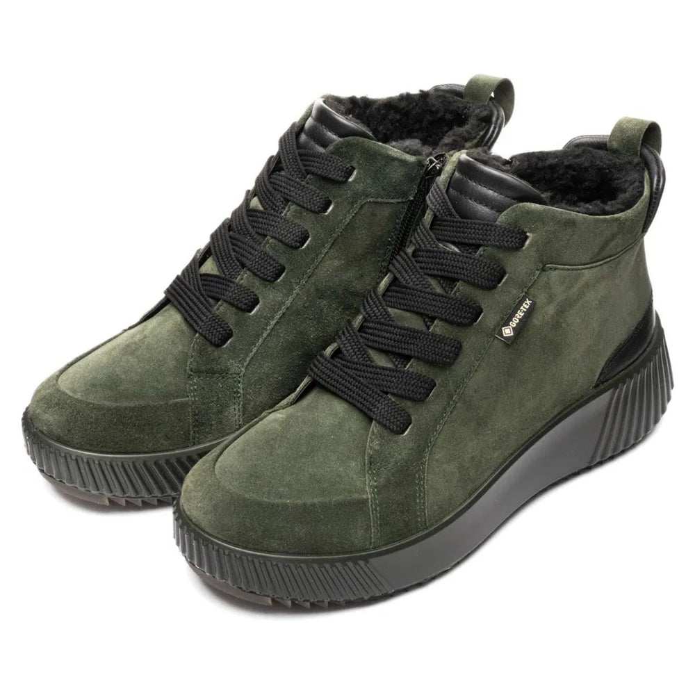 Ara Dahlia Women's GORE-TEX Lace-Up Ankle Boot in Green