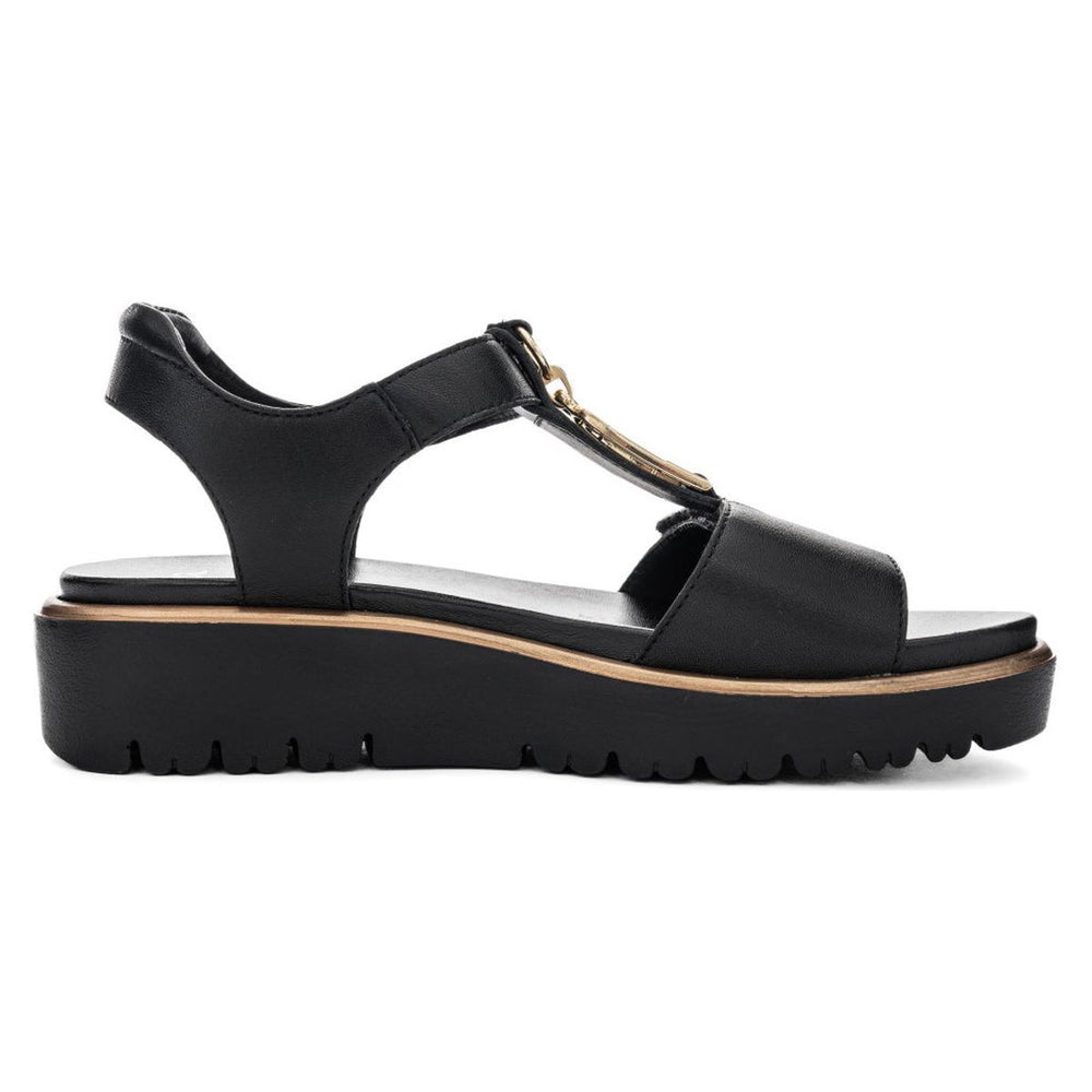 Ara Belize Wedge Sandal in Black