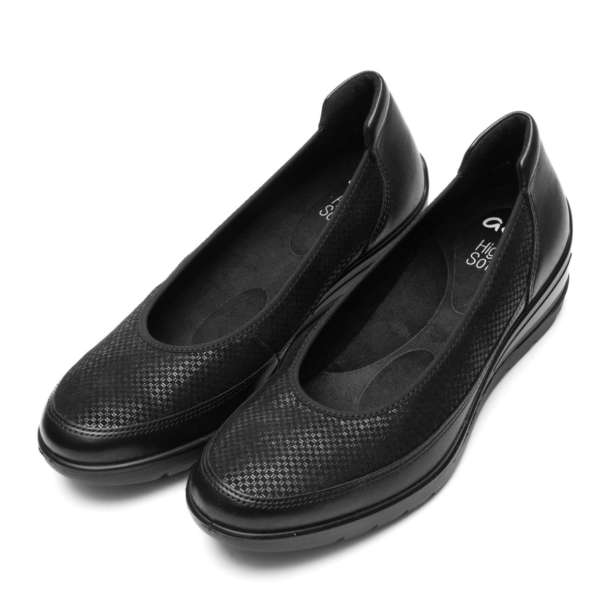 Ara Women's Zinnia Ballerina Slip On in Black