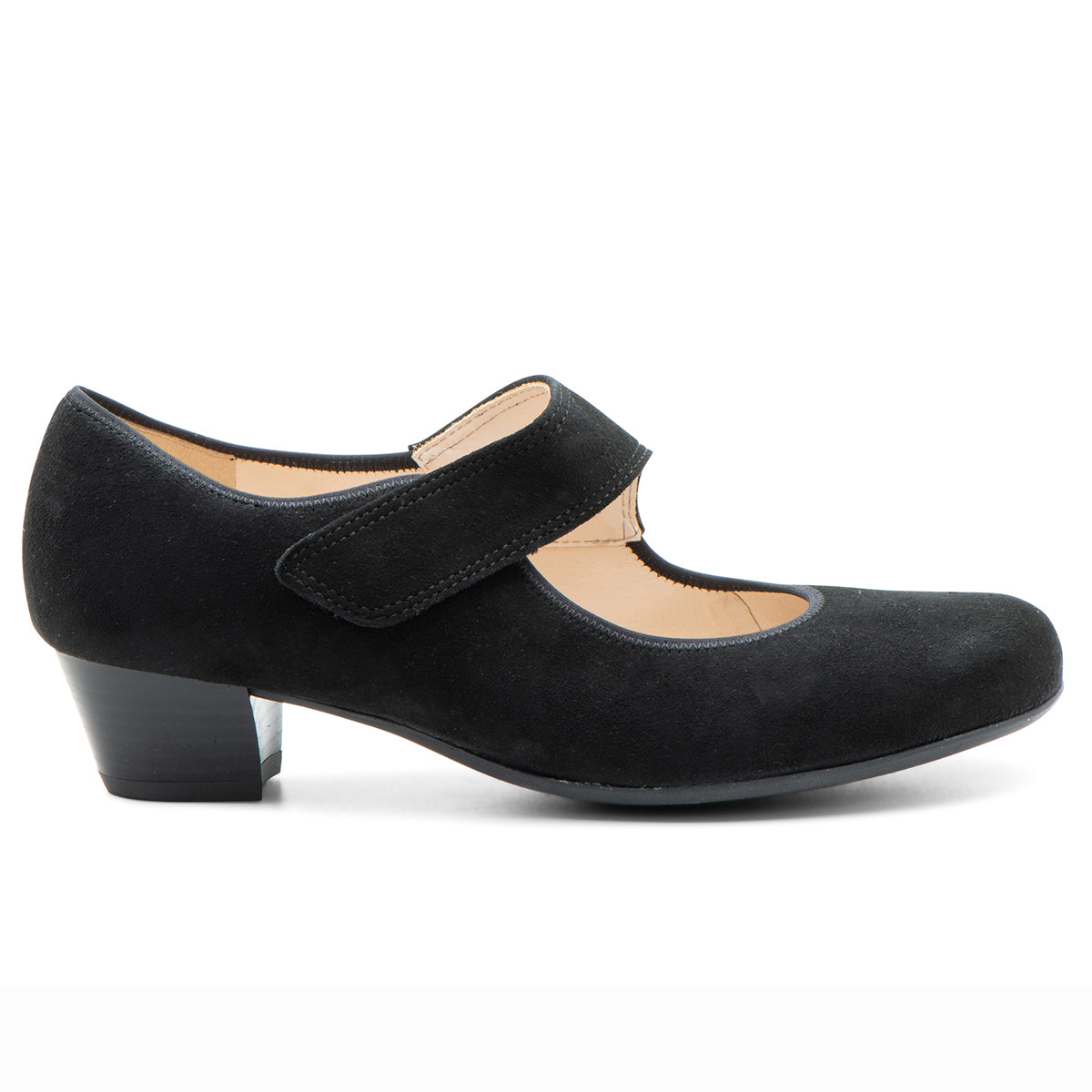 Ara Calico Women's Mary Jane Pump Suede in Black