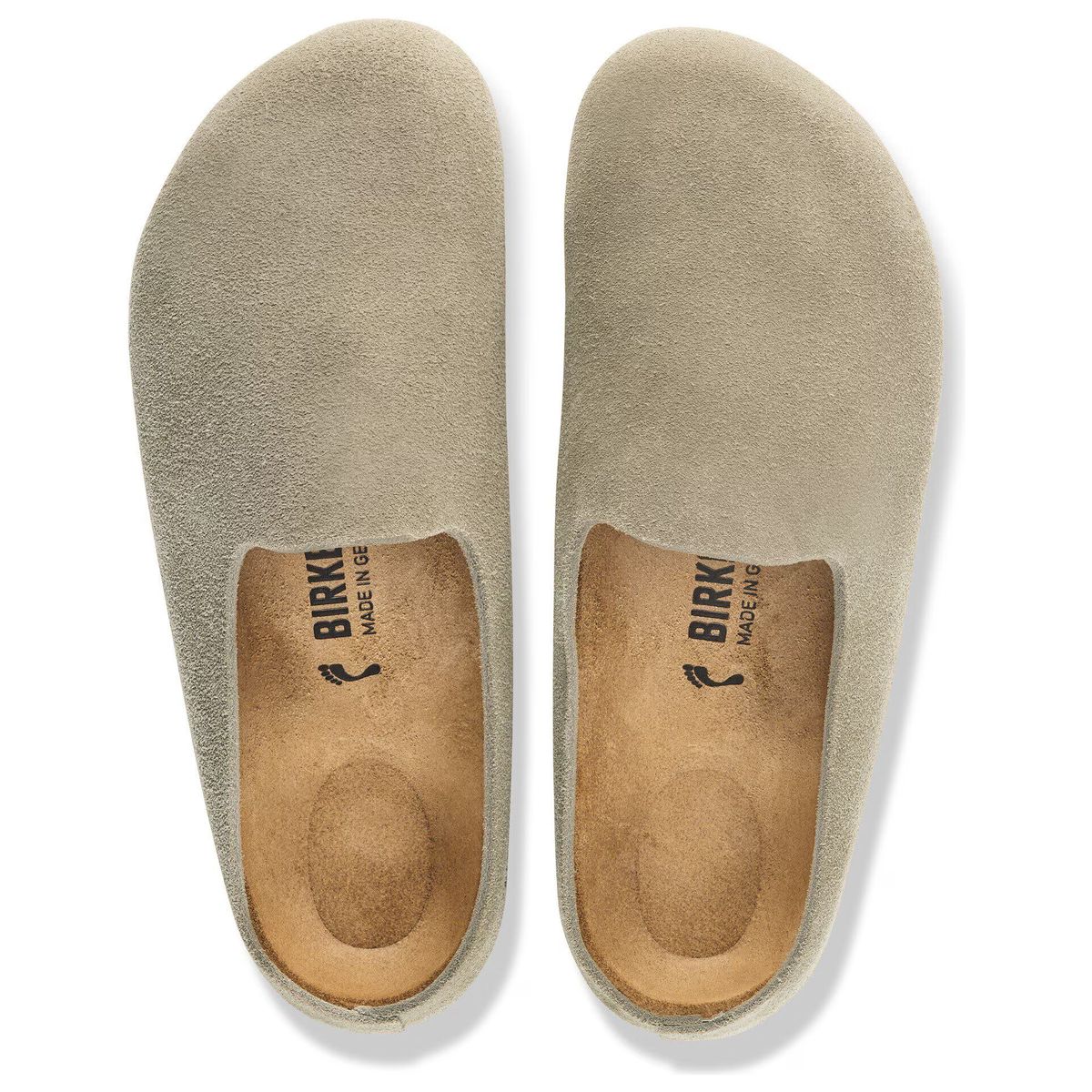 Birkenstock Amsterdam Wrapped Suede Leather Woman's Clog – Taupe