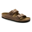 Birkenstock Arizona in Oiled Leather finish, colour is tobacco a top seller at Walking On a Cloud