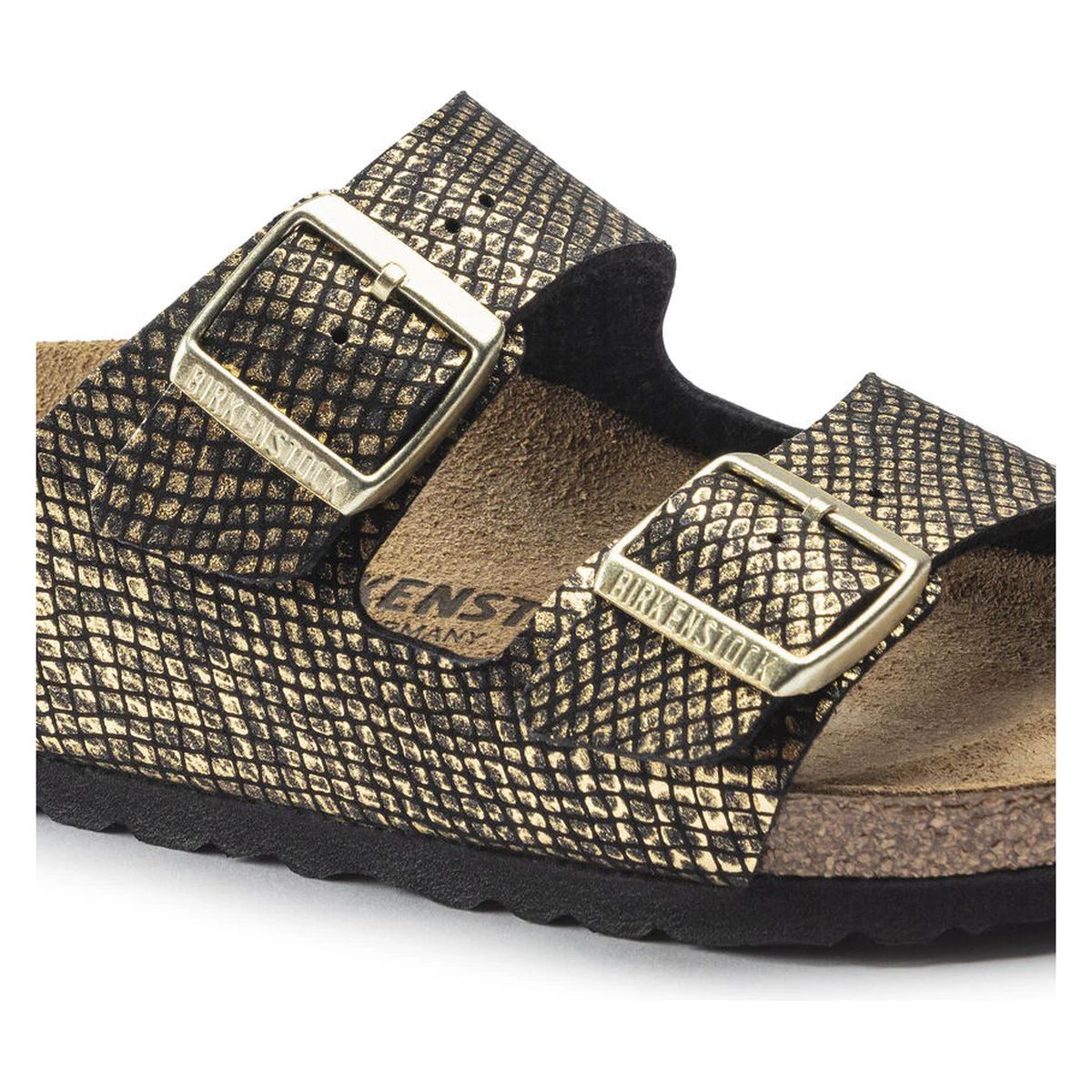 Birkenstock Women's Arizona in Shiny Python